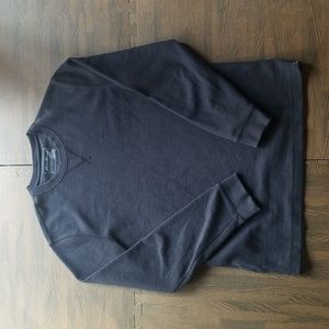 Eddie Bauer Quartz Trail Thermal Crew Shirt Dark Charcoal Men's M